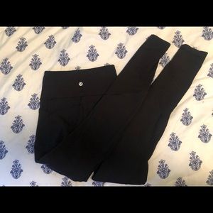 Lululemon align leggings with mesh detail.